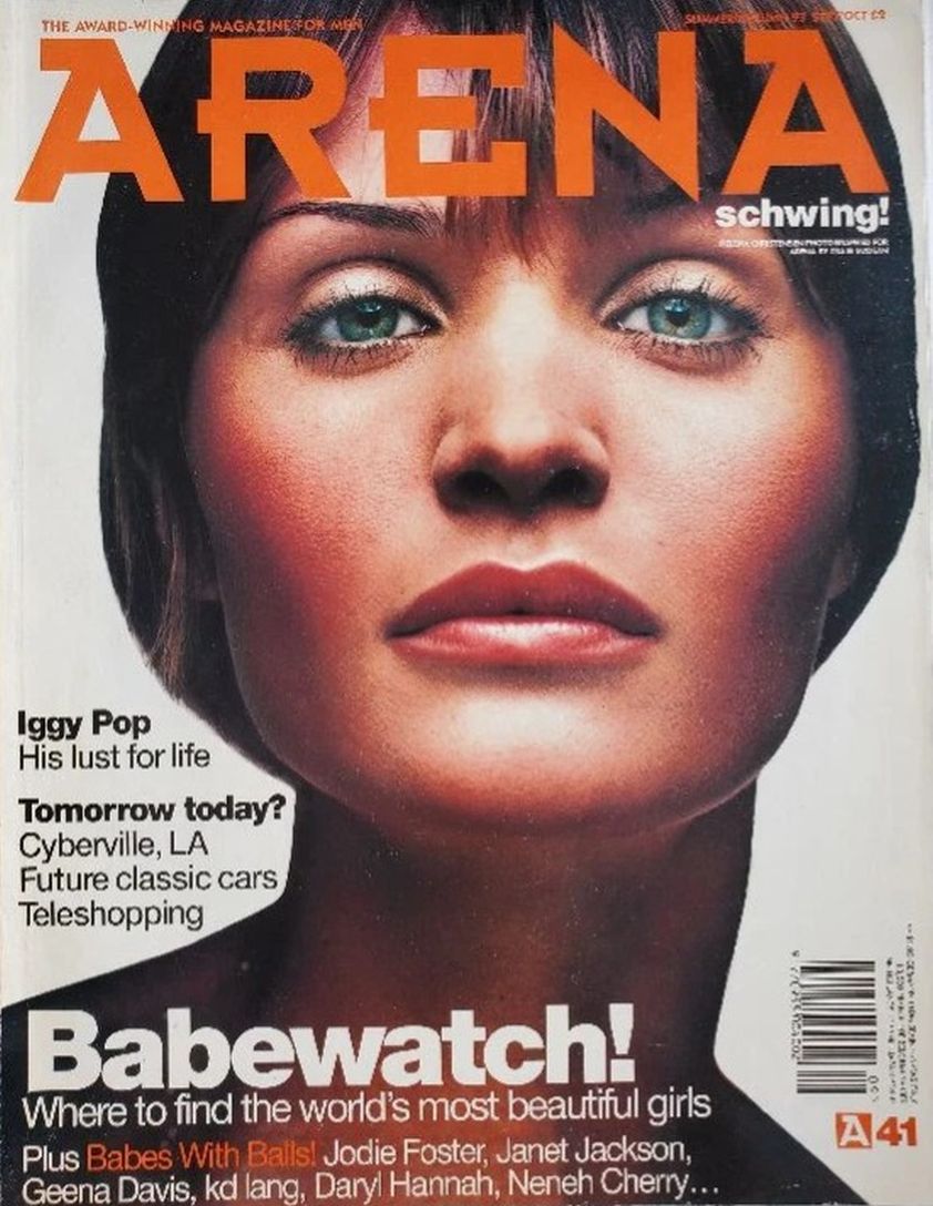 ARENA UK magazine side cover  September/October 1993