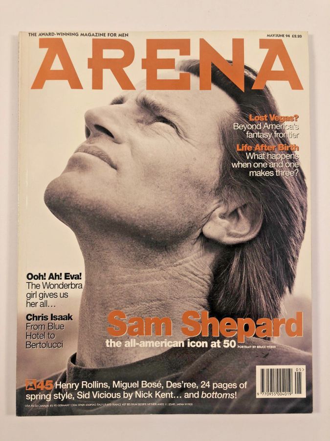 ARENA UK magazine side cover  May/June 1994