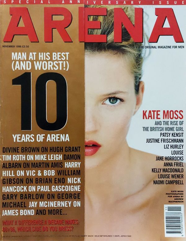 ARENA UK magazine side cover Issue 63  November 1996
