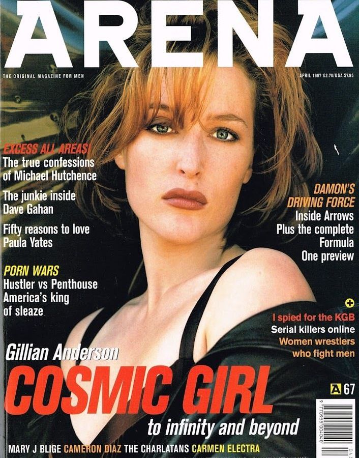 ARENA UK magazine side cover  April 1997
