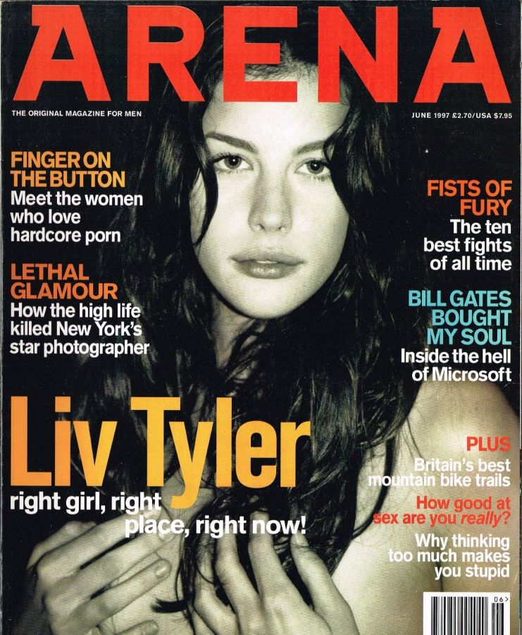 ARENA UK magazine side cover  June 1997