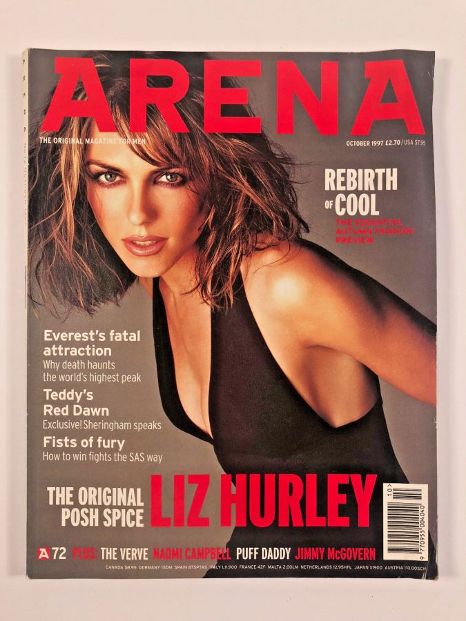 ARENA UK magazine side cover  October 1997
