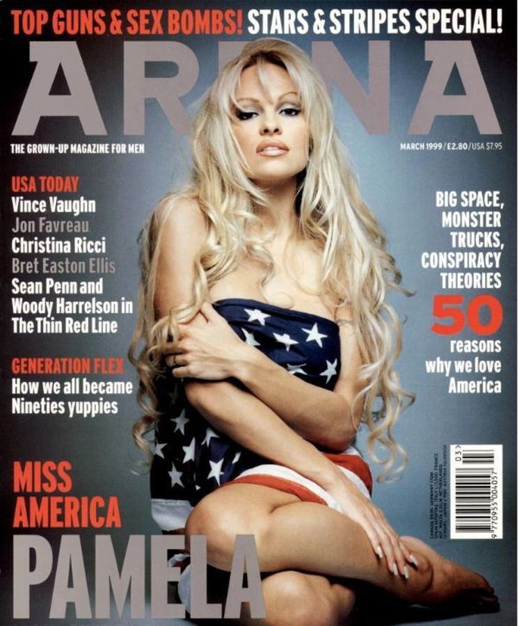 ARENA UK magazine side cover  March 1999