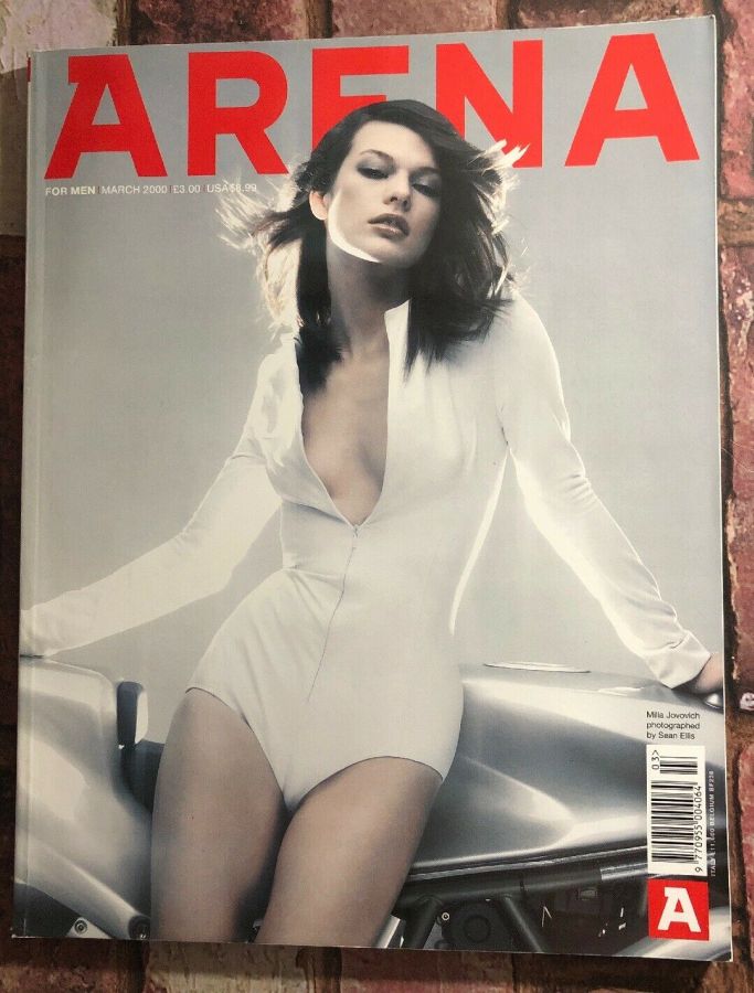 ARENA UK magazine side cover  March 2000