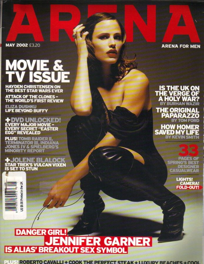 ARENA UK magazine side cover  May 2002