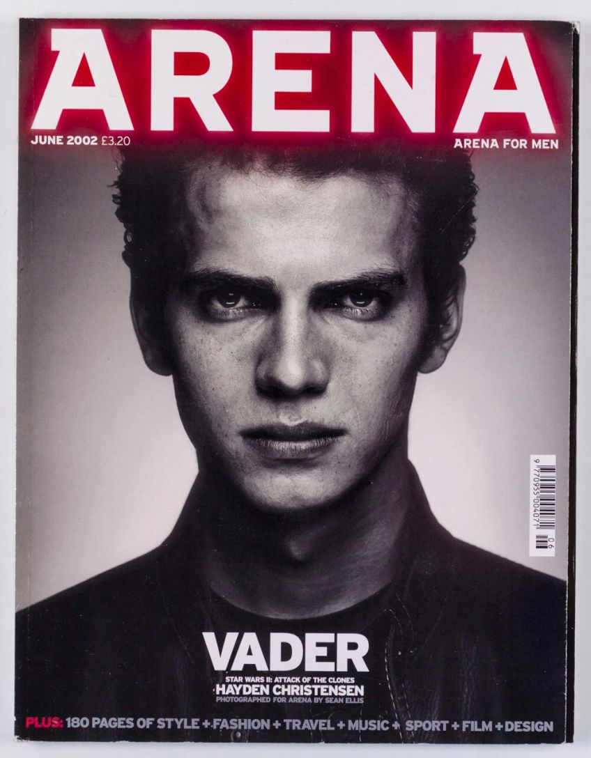 ARENA UK magazine side cover  June 2002