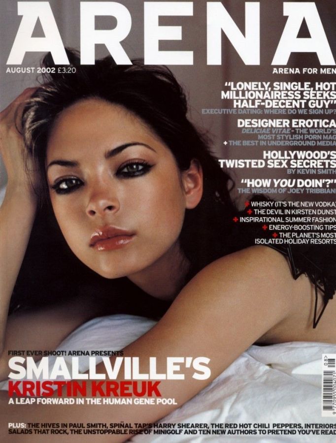 ARENA UK magazine side cover  August 2002