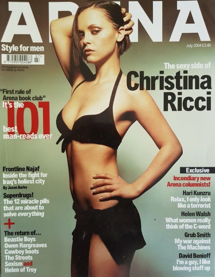 ARENA UK magazine side cover  July 2004