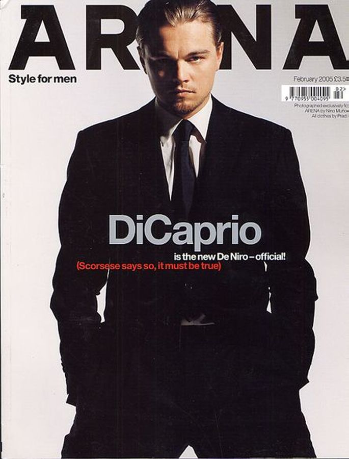 ARENA UK magazine side cover  February 2005