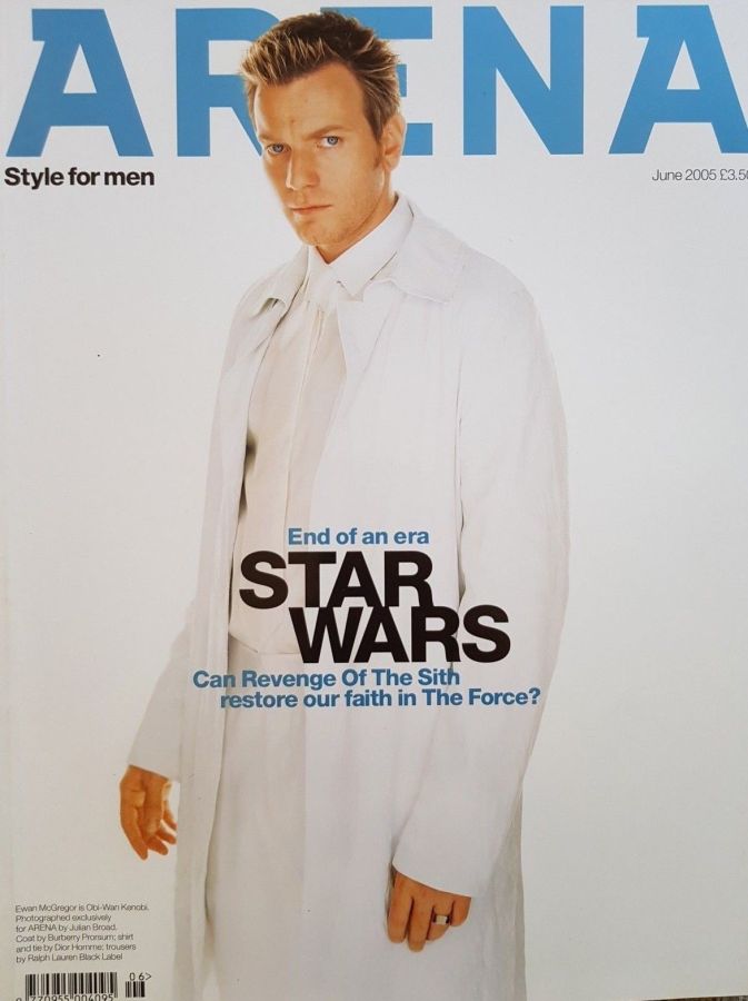 ARENA UK magazine side cover  June 2005