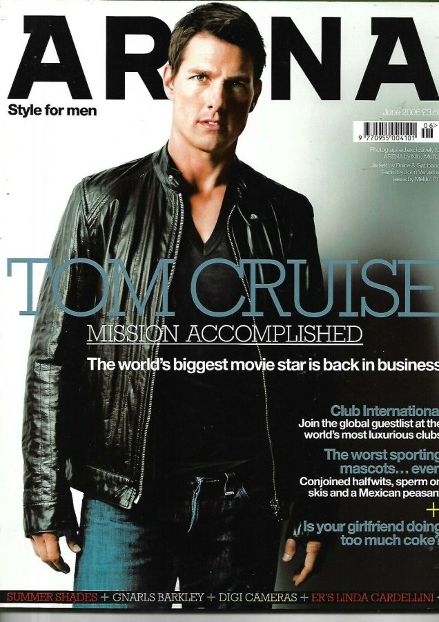 ARENA UK magazine side cover  June 2006