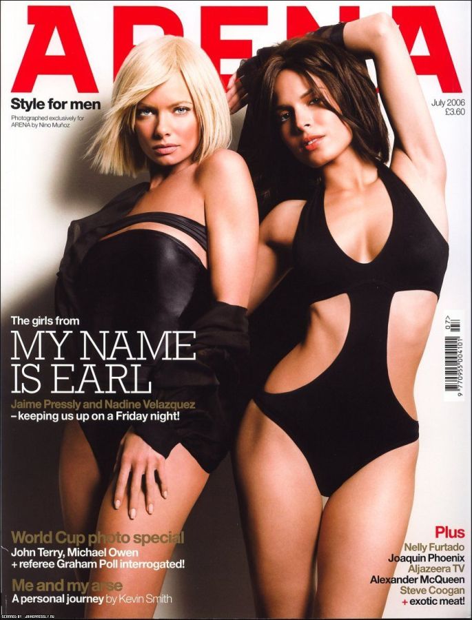 ARENA UK magazine side cover  July 2006