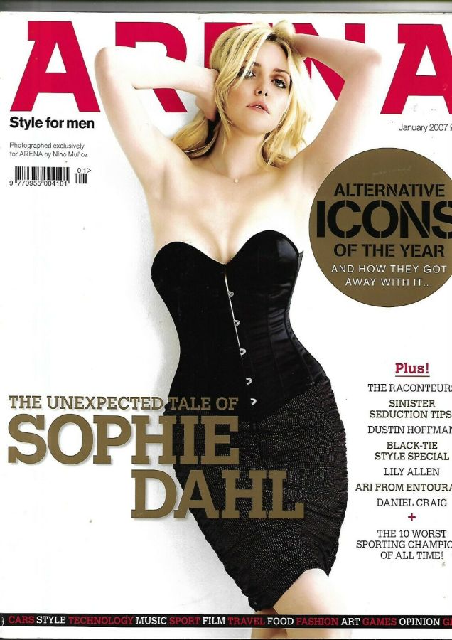 ARENA UK magazine side cover  January 2007