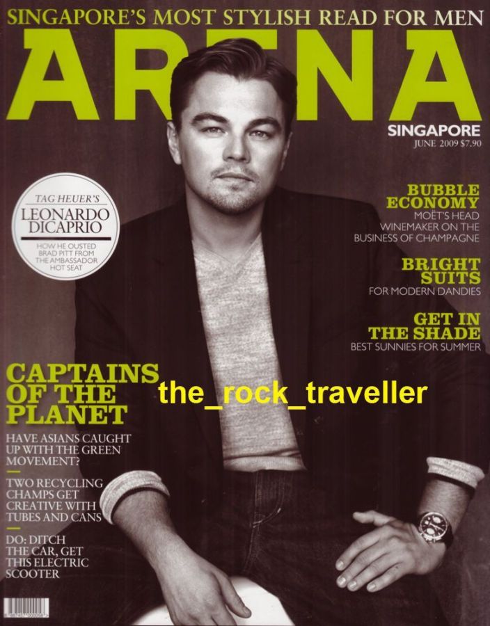 ARENA SINGAPORE magazine side cover  June 2009