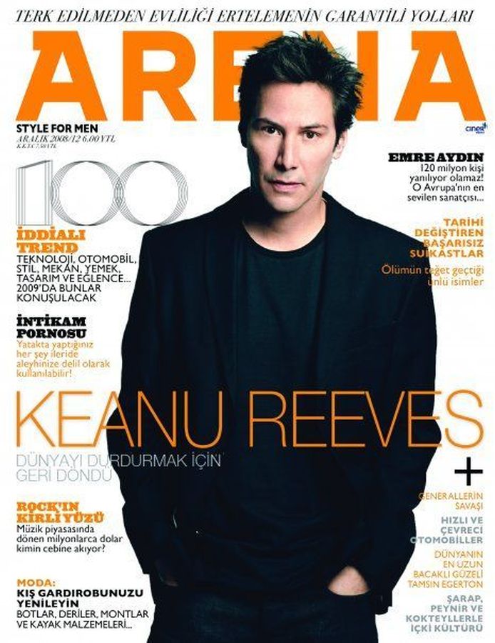 ARENA TURKEY magazine side cover  December 2008