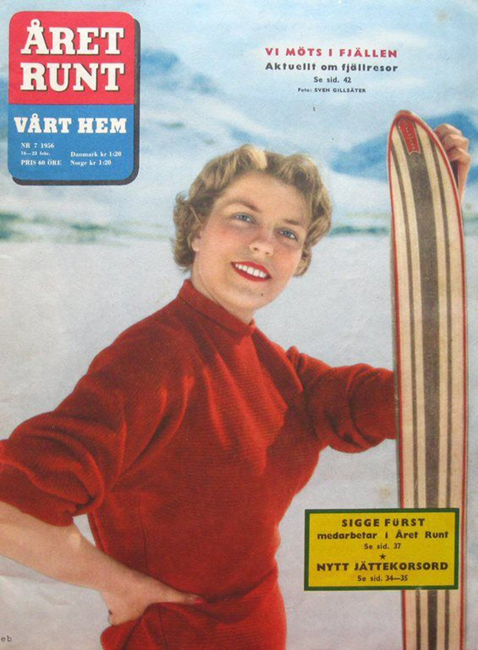 ARET RUNT magazine side cover Issue 7 16 February 1956