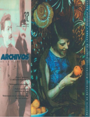 ARCHIVOS DE LA FILMOTECA magazine side cover Issue 32 June 1999