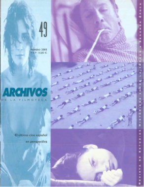 ARCHIVOS DE LA FILMOTECA magazine side cover Issue 49 February 2005