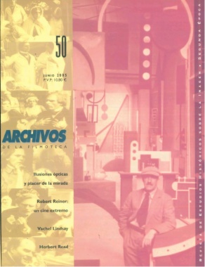 ARCHIVOS DE LA FILMOTECA magazine side cover Issue 50 June 2005