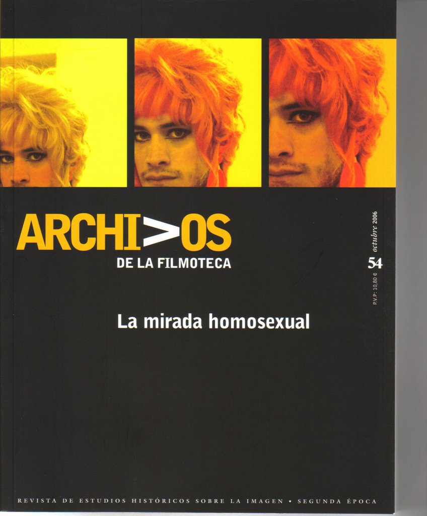 ARCHIVOS DE LA FILMOTECA magazine side cover Issue 54 October 2006