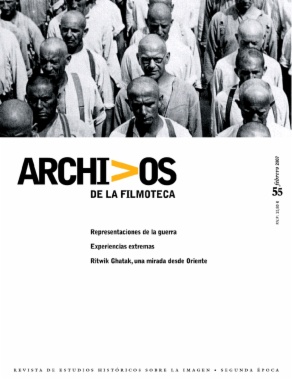 ARCHIVOS DE LA FILMOTECA magazine side cover Issue 55 February 2007