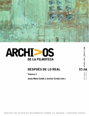 ARCHIVOS DE LA FILMOTECA magazine side cover Issue 57/58  Vol #1 October 2007