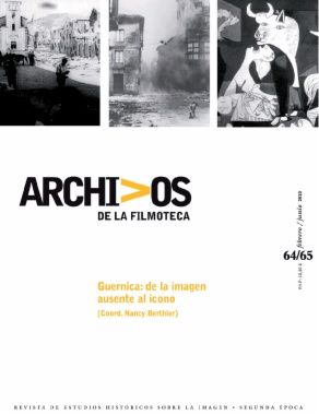 ARCHIVOS DE LA FILMOTECA magazine side cover Issue 64/65 February 2010