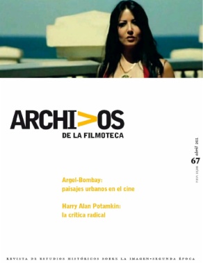 ARCHIVOS DE LA FILMOTECA magazine side cover Issue 67 April 2011