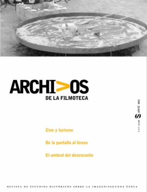 ARCHIVOS DE LA FILMOTECA magazine side cover Issue 69 April 2012