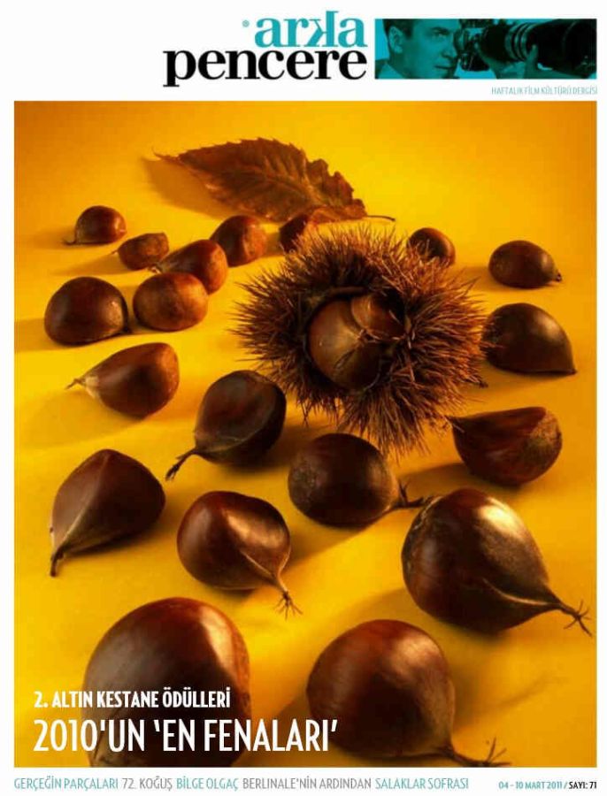 ARKA PENCERE magazine side cover Issue 71 4 March 2011