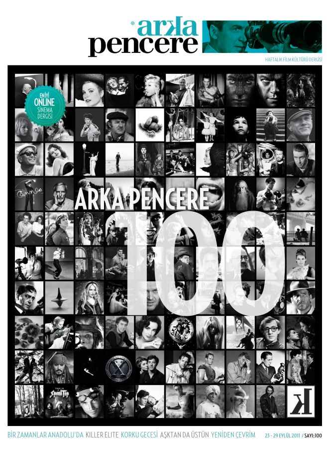 ARKA PENCERE magazine side cover Issue 100 23 September 2011