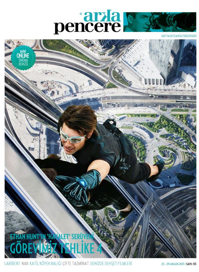 ARKA PENCERE magazine side cover Issue 113 23 December 2011