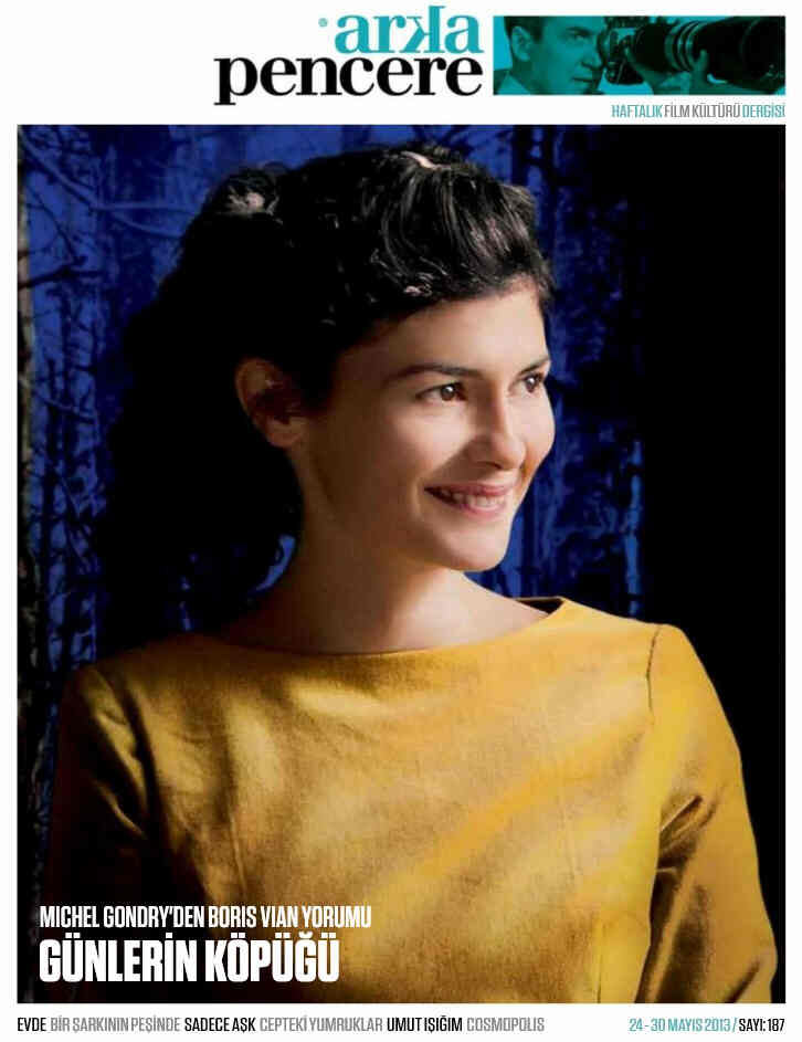 ARKA PENCERE magazine side cover Issue 187 24 May 2013