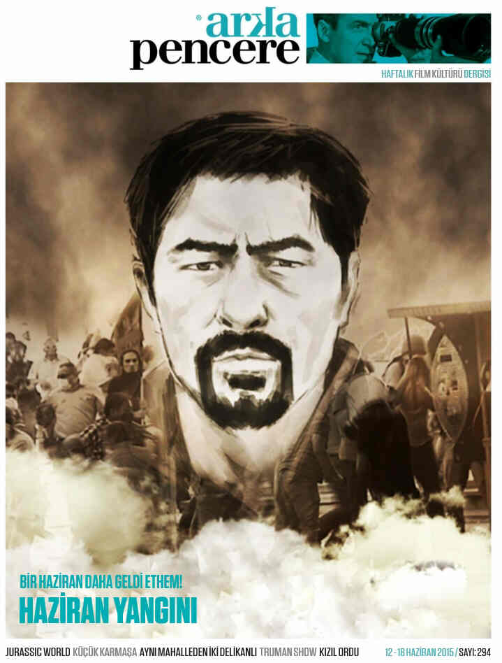 ARKA PENCERE magazine side cover Issue 294 12 June 2015