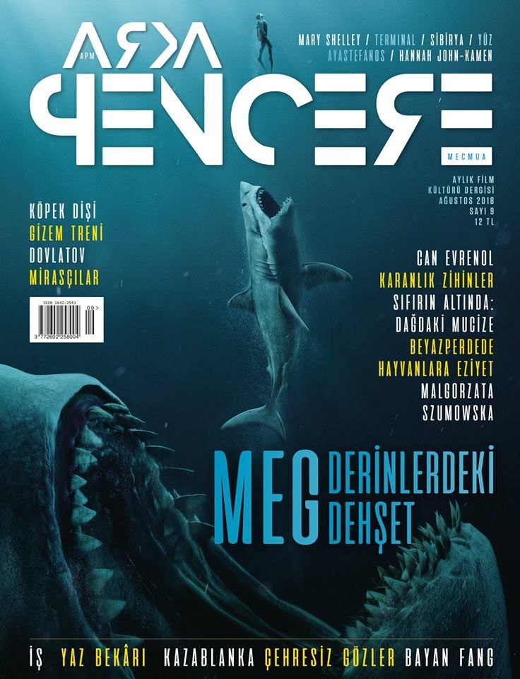 ARKA PENCERE magazine side cover  August 2018