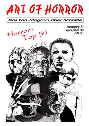ART OF HORROR magazine side cover Issue 11 April 1995