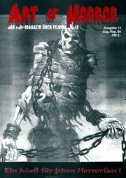 ART OF HORROR magazine side cover Issue 13 August 1995