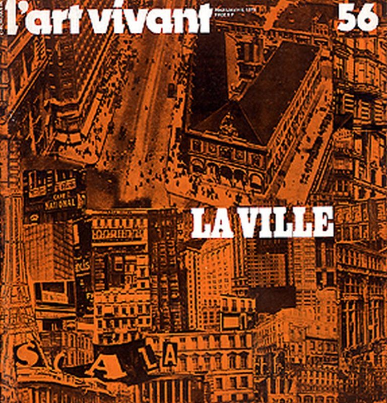 ART VIVANT | L magazine side cover Issue 56 March-April 1975