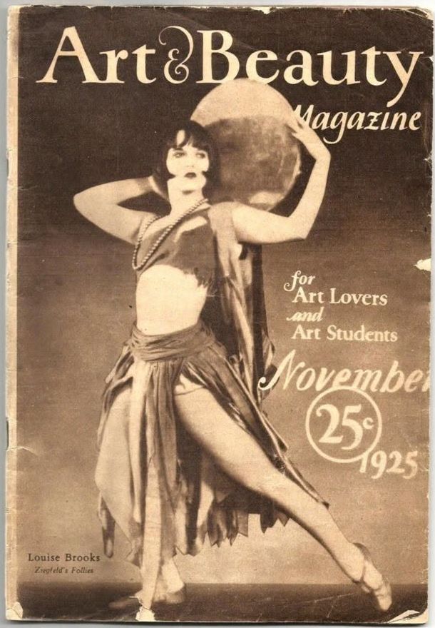 ART AND BEAUTY MAGAZINE magazine side cover  November 1925