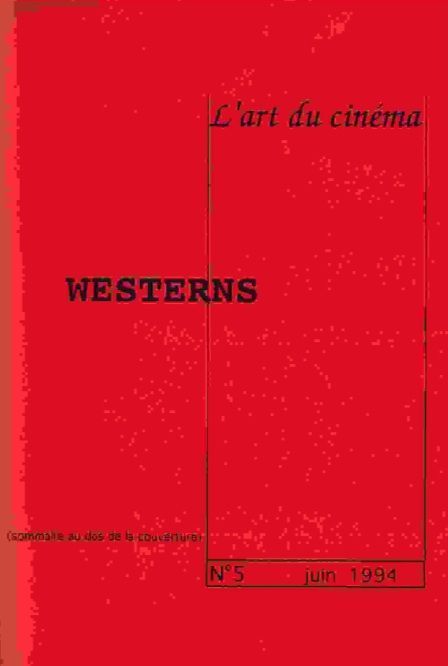 ART DU CINEMA | L magazine side cover Issue 5 June 1994