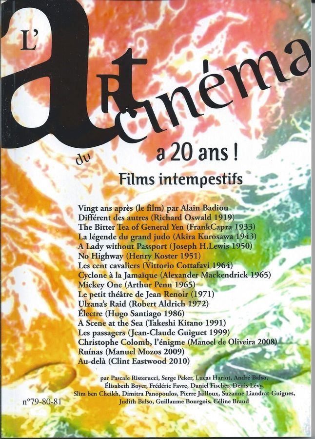 ART DU CINEMA | L magazine side cover Issue 79/80/81 June 2013
