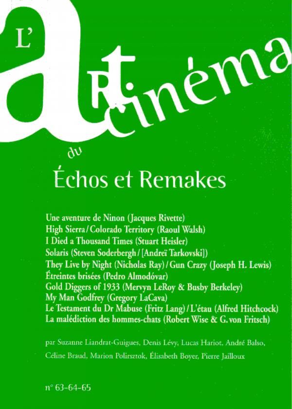 ART DU CINEMA | L magazine side cover Issue 63/64/65  2009