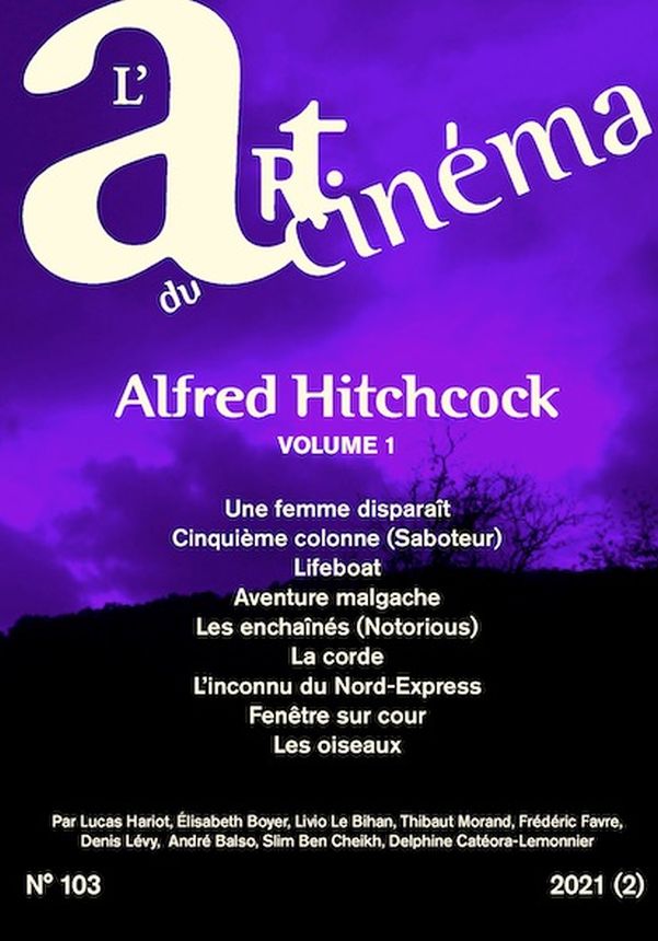 ART DU CINEMA | L magazine side cover Issue 103   2021