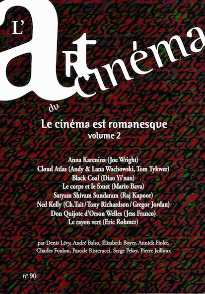 ART DU CINEMA | L magazine side cover Issue 90  2015