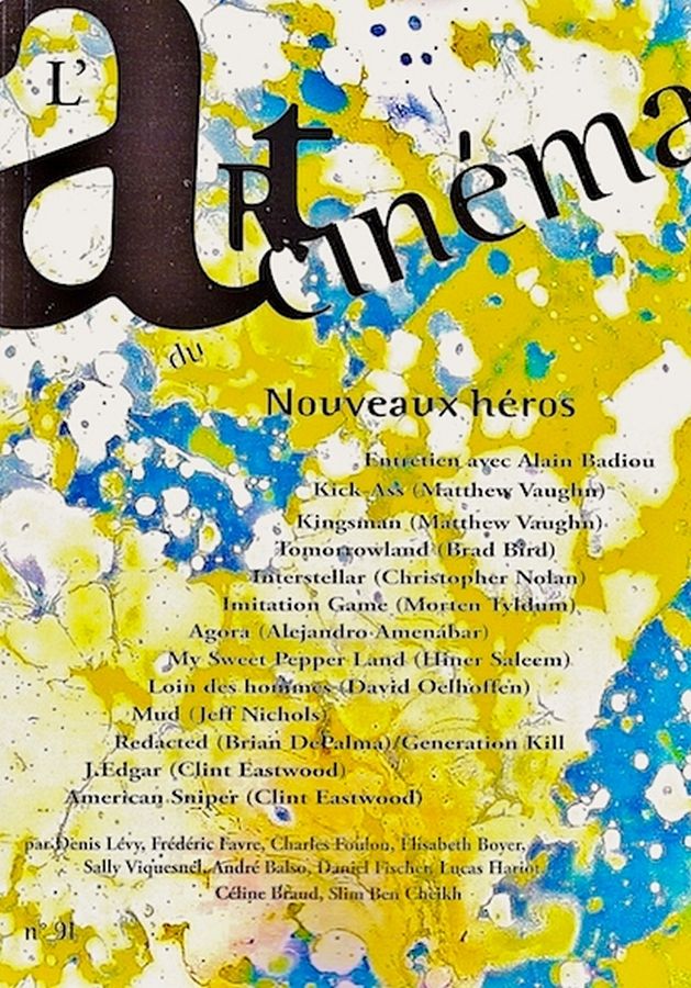 ART DU CINEMA | L magazine side cover Issue 91  2015