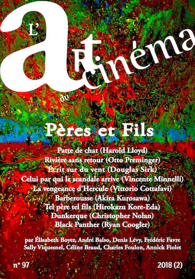 ART DU CINEMA | L magazine side cover Issue 97   2018