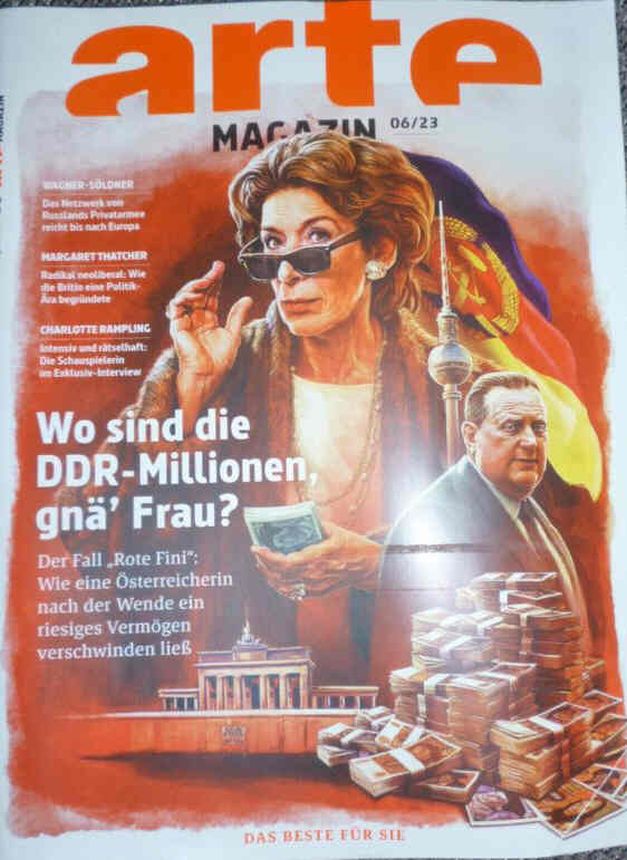 ARTE MAGAZIN magazine side cover  June 2023
