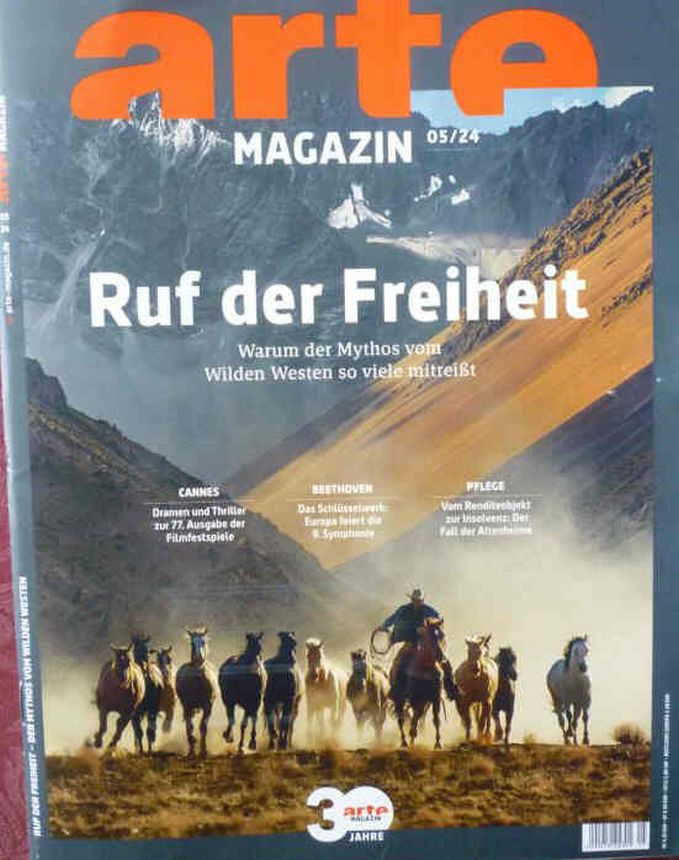 ARTE MAGAZIN magazine side cover  May 2024