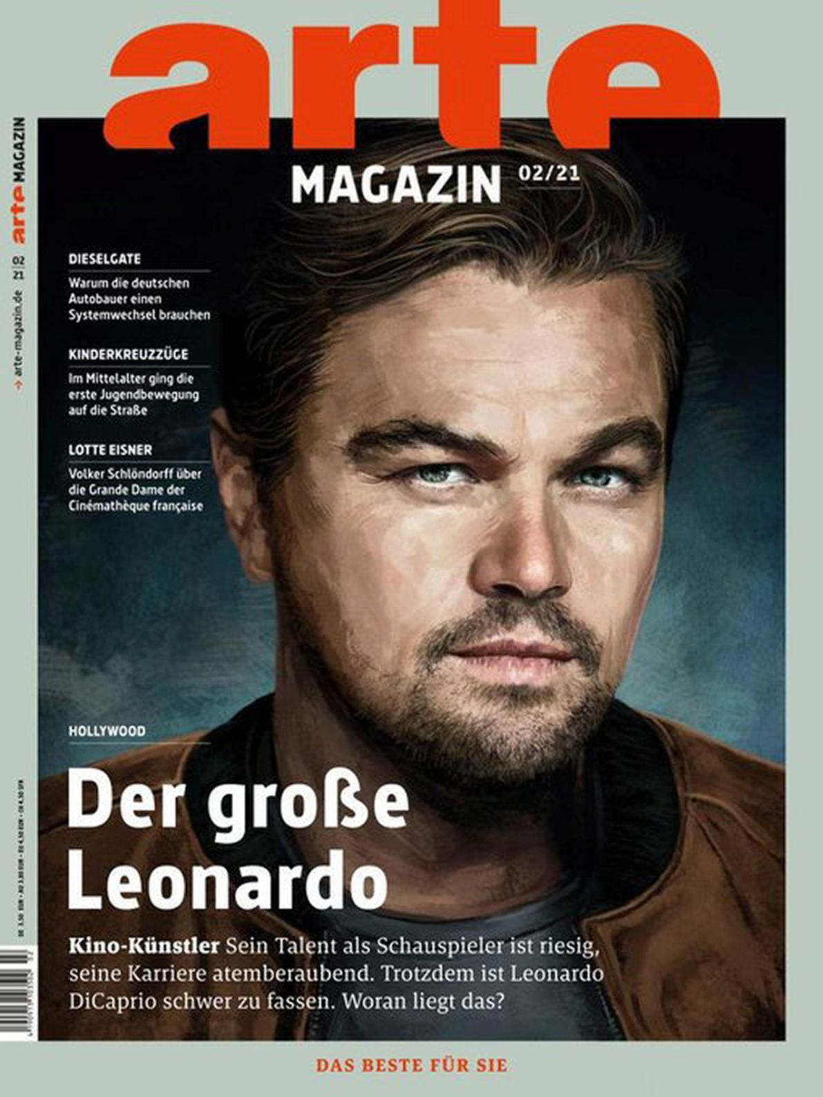 ARTE MAGAZIN magazine side cover  February 2021