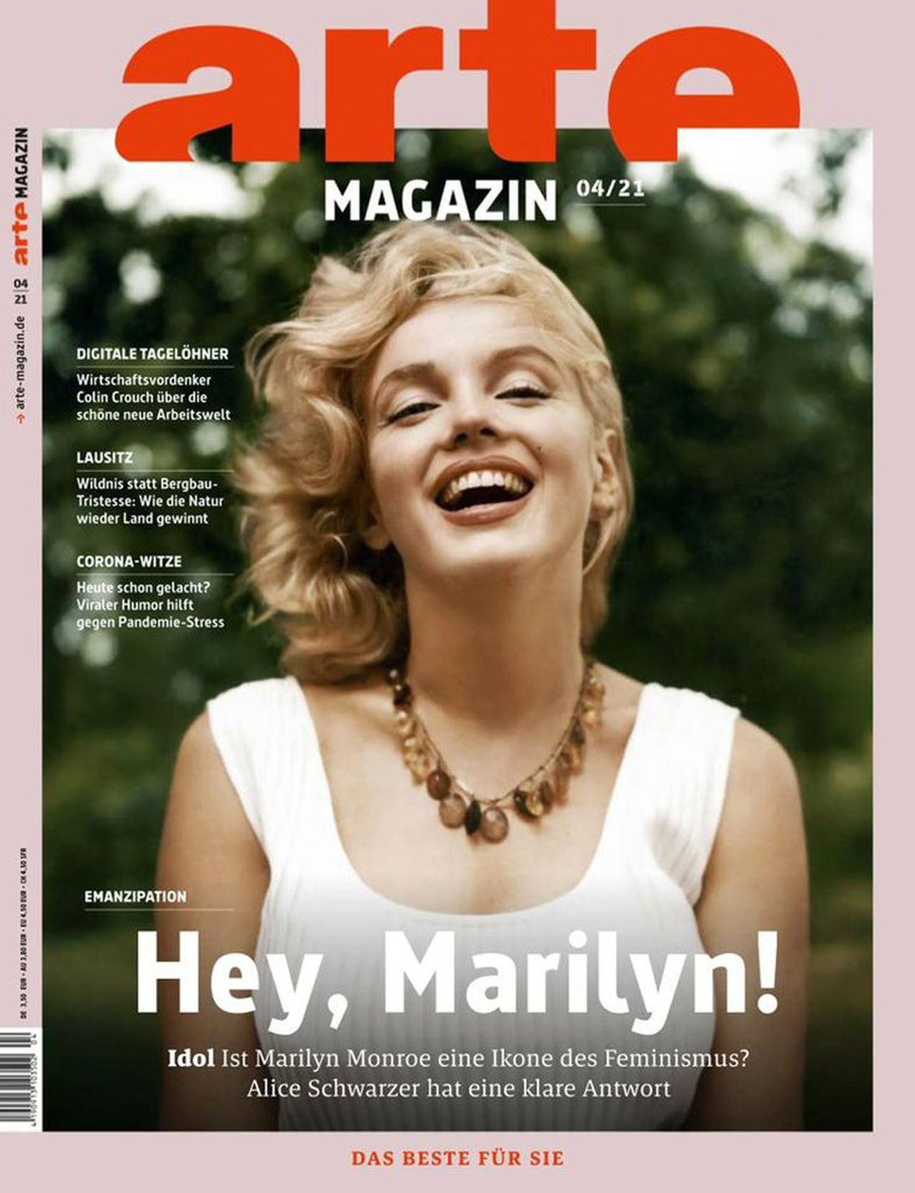 ARTE MAGAZIN magazine side cover  April 2021